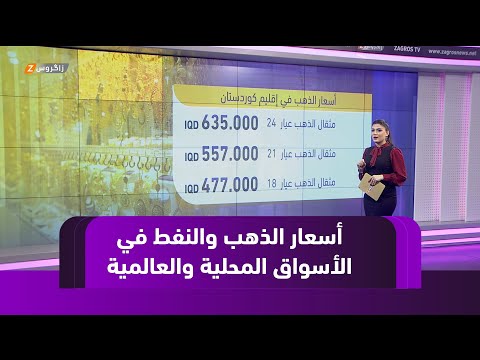 فيديو | أسعار الذهب والنفط في الأسواق المحلية والعالمية اليوم مع نيلا زردي