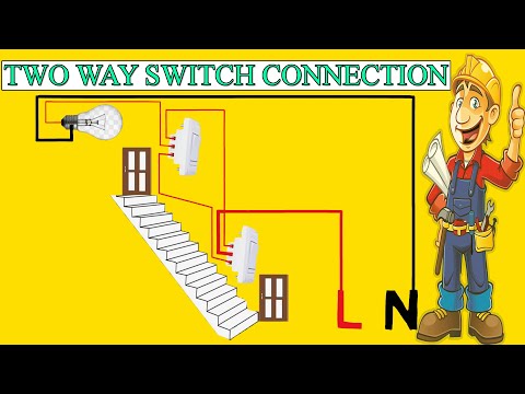 Electrical house wiring 4 gang switch connection