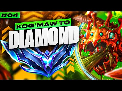 Kog'Maw Unranked to Diamond #4 - Kog'Maw ADC Gameplay Guide | How to Play Kog'Maw in Low Elo