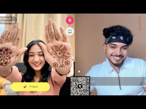 Funny talk with girls on Monkey ,live stream day 15💕@itslokii1 #omegle