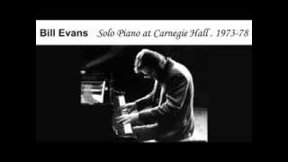 Bill Evans Solo Piano plays "All of You"  - Carnegie Hall 1973