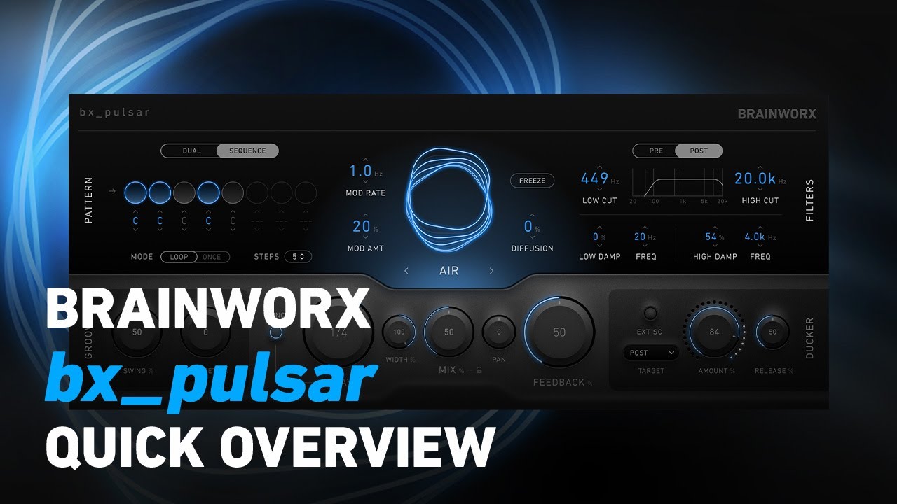 Brainworx bx_pulsar - Quick Overview | Plugin Alliance - YouTube