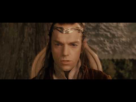 Gimli Tries to Destroy The Ring. The Lord of the Rings: The Fellowship of the Ring