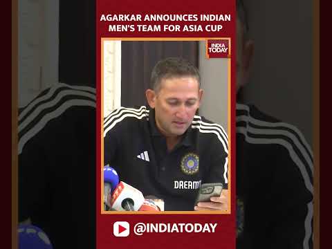 BCCI Chief Selector Ajit Agarkar Announces Indian Men's Cricket Team For Asia Cup 2023