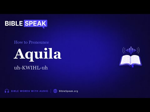 How to Pronounce Aquila video thumbnail