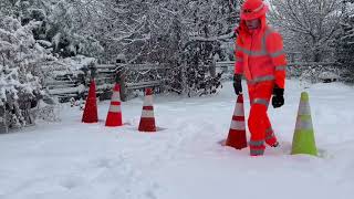 Setting a Closure In The Snow