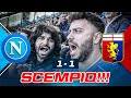 😓 SCEMPIO!!! NAPOLI 1-1 GENOA | LIVE REACTION NAPOLETANI AL MARADONA HD