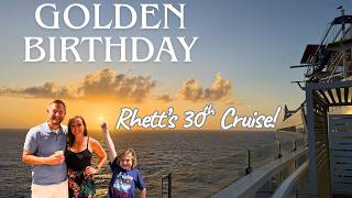 Carnival Celebration 03.09.28 Sea Day 2 Rhett's Golden Birthday at Sea!