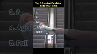 top 5 funniest escalator fails of all time