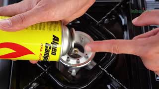 Kempingový varič čierny, Kufor, Alpen