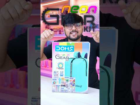 Doms Just Dropped the Coolest Art Kit Ever! | Neon Gear Kit Review #SYShorts #shorts 745