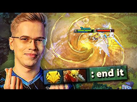 How Topson plays a NEAR FLAWLESS MAGNUS MID 💪