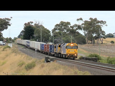 Pacific National 7902V Mildura Containers (3/3/2021) - PoathTV Australian Trains & Railways
