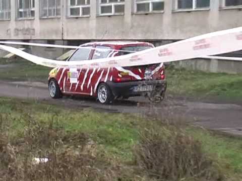 KJS XXI 21 Rajd Podkarpacki Krosno 22-11-2009 Artur Wołoszyn / Anna Fus