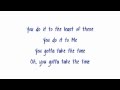 MercyMe - Take The Time (Lyrics) 