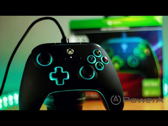 Vídeo relacionado con Mando con cable PowerA Advantage para Xbox Series X|S con Lumectra + tira LED RGB - Negro