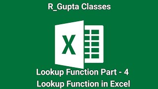 Download the video "lookup in excel | lookup function part 4 | lookup formula in excel| excel tutoring | look up"