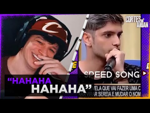 ARUAN REAGE A DESINTERESSANTE (TENTE NÃO RIR) PARTE 5 - Cortes do Aruan