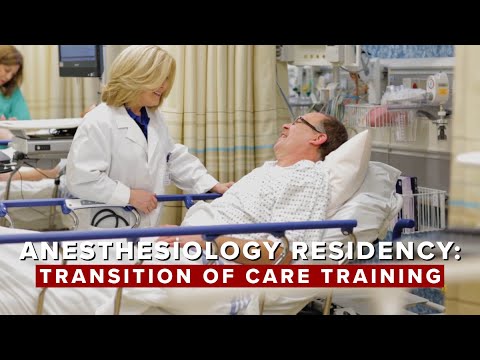 Watch video titled Penn Medicine Anesthesiology Residency Transition of Care Training on YouTube
