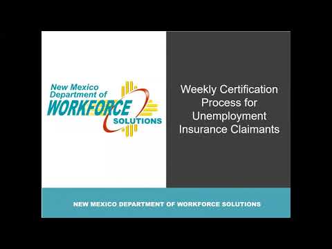 Weekly Certification Process for Unemployment...