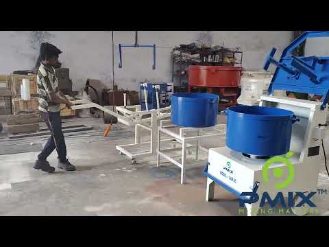 Pmix laboratory concrete pan mixer