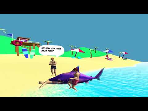 Shark Attack 3D video