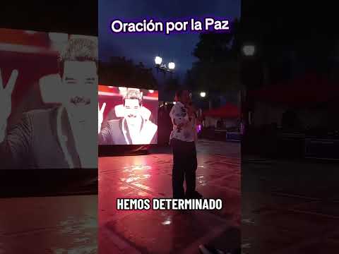 Plaza Bolívar del estado Yaracuy conectados en oración por la paz de Venezuela #venezuela #noticia