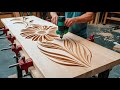The Perfect Handcrafted Table With Artistic Hand Painted Patterns By A Talented Young Artisan