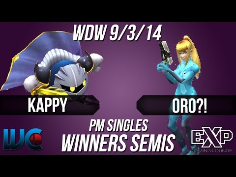 WDW 9/3/14 - Kappy (Meta Knight) vs. Oro?! (ZSS) PM Winners Semis
