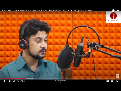 Hindi Voice Over - Paramveer Chakra Major Shaitan Singh