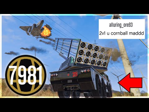 Trolling Level 7981 F-160 Raiju Tryhards With My Chernobog on GTA Online