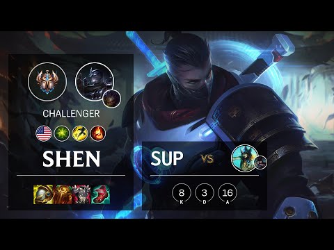Shen Support vs Nami - NA Challenger Patch 11.13