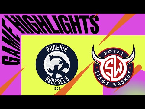 Phoenix Brussels Basketball vs RSW Liège Basket #BNXTLeague