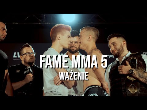 HOT MOMENTS Z WAŻENIA FAME MMA 5!!!