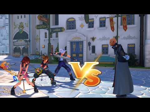 Kingdom Hearts 3 PC MOD Destiny Trio VS Master Xehanort