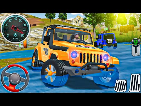 Offroad Jeep Driving Simulator 3D - 4x4 Luxury Prado Driver 2025 - Android Gameplay