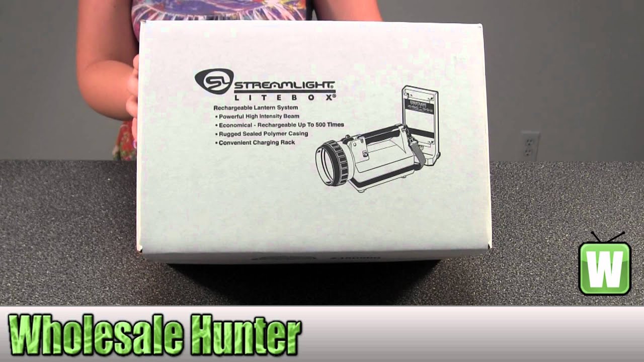 Streamlight LiteBox Standard System 45116 8 Watt Spot Lanterns Flashlights Lighting Unboxing