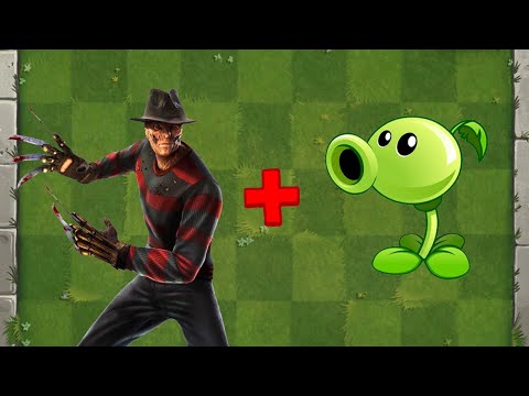 Freddy Krueger + Peashooter Fusion - Plants vs Zombies Animation