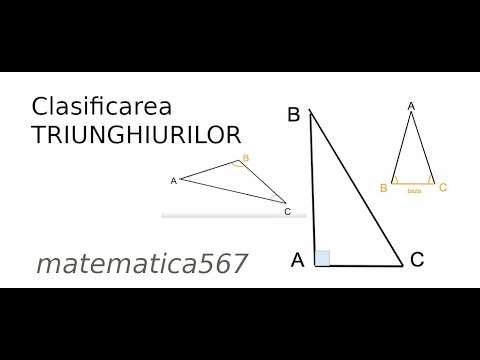 Clasificarea Triunghiurilor