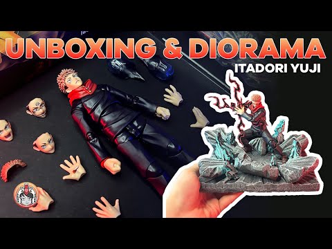 Consecutive BLACK FLASH Diorama for SHFiguarts Yuji Itadori | Speed Unboxing | ASMR | Jujutsu Kaisen