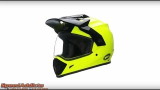 Bell MX-9 Adventure Solid Hi-Vis Helmet at SpeedAddicts.com