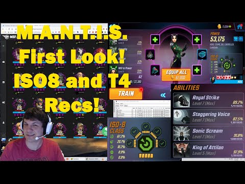 First Look at MANTIS! New Graphical Overlay for MSF! - Marvel Strike Force