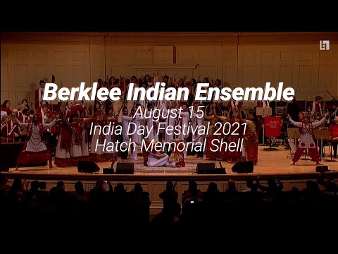 Berklee Indian Ensemble at the Hatch Memorial Shell - India Day 2021