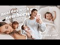 A Real Day In The Life With A Newborn Baby 3 WEEKS OLD