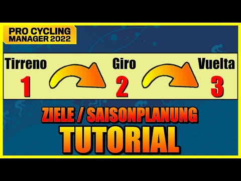 SO PLANE ICH EINE SAISON IN PCM 22! | Pro Cycling Manager 2022 TUTORIAL: Ziele und Saisonplanung