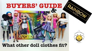 Rainbow High Hair Studio & Amaya Raine Buyers' Guide | What other doll clothes fit RH