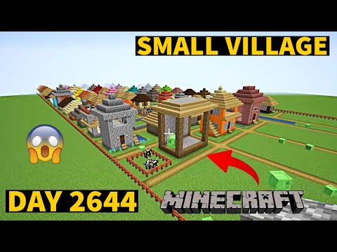 INSANE 2023 Minecraft Village Build in 2644 Days