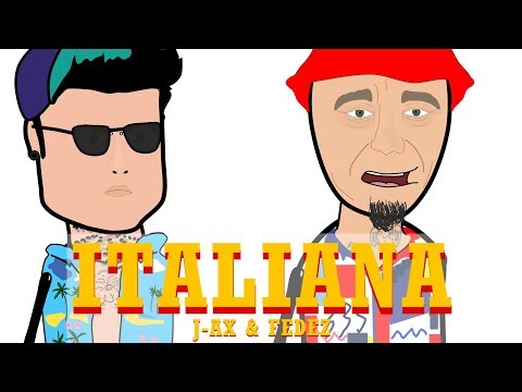 J-AX & FEDEZ - ITALIANA  - PARODIA CARTONE