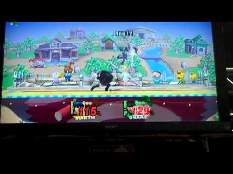 MLG DC '10 Mike Haze (Marth) Vs. Ally (Snake) 1 - SSBB - SSBB - SSBB