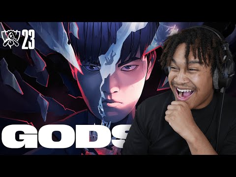 GODS ft. NewJeans (뉴진스) (Official Music Video) | Worlds 2023 Anthem - League of Legends - REACTION